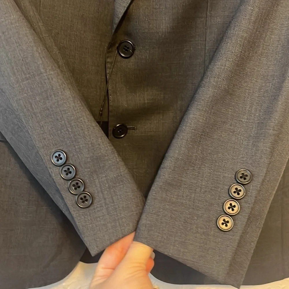 NWT Alton Lane Grey Tailored Fit Blazer Size 36S
